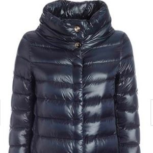 HERNO, size 48, Blue Iconic Amelia down jacket, new with tag